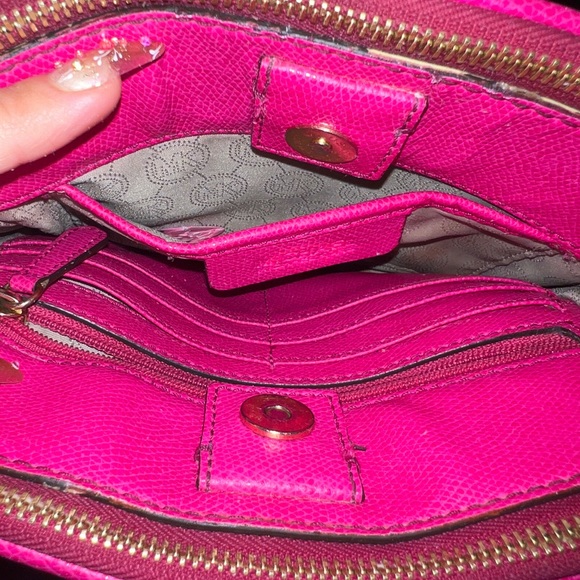 Michael Kors Hot Pink Crossbody Purse - Picture 6 of 10